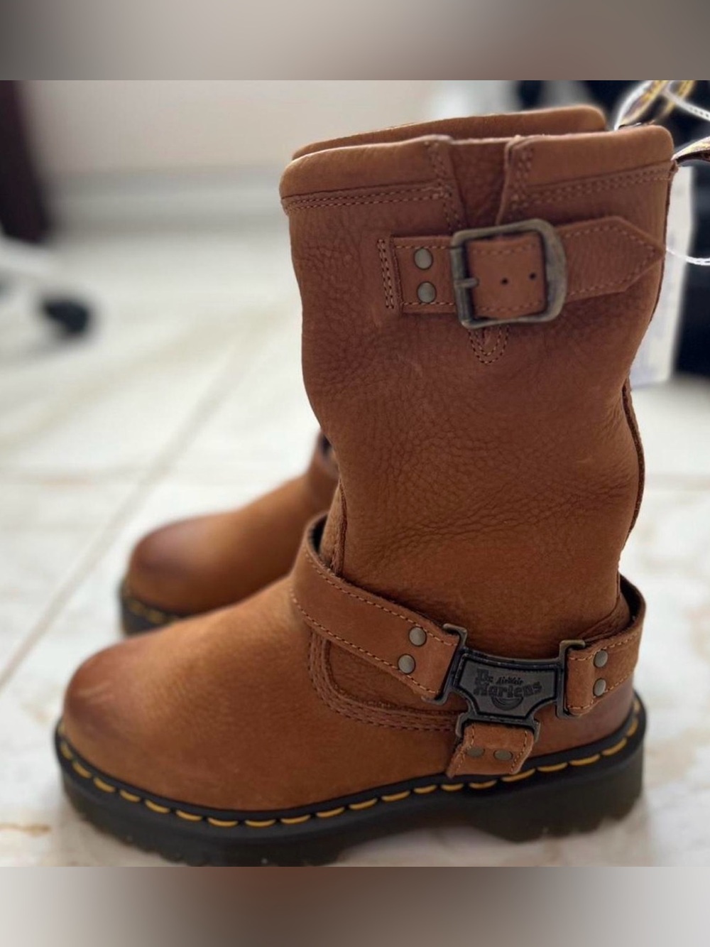 Dr. Martens Brown Leather  Boots